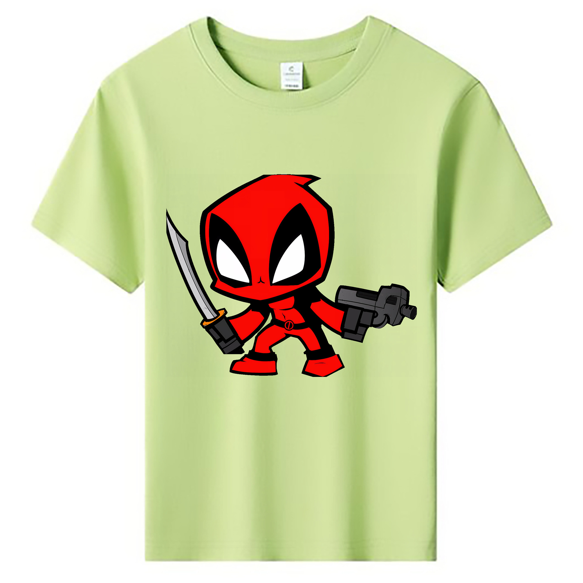 （画像用） Deadpool デッドプール 綿100％キッズTシャツ（フロントプリント）